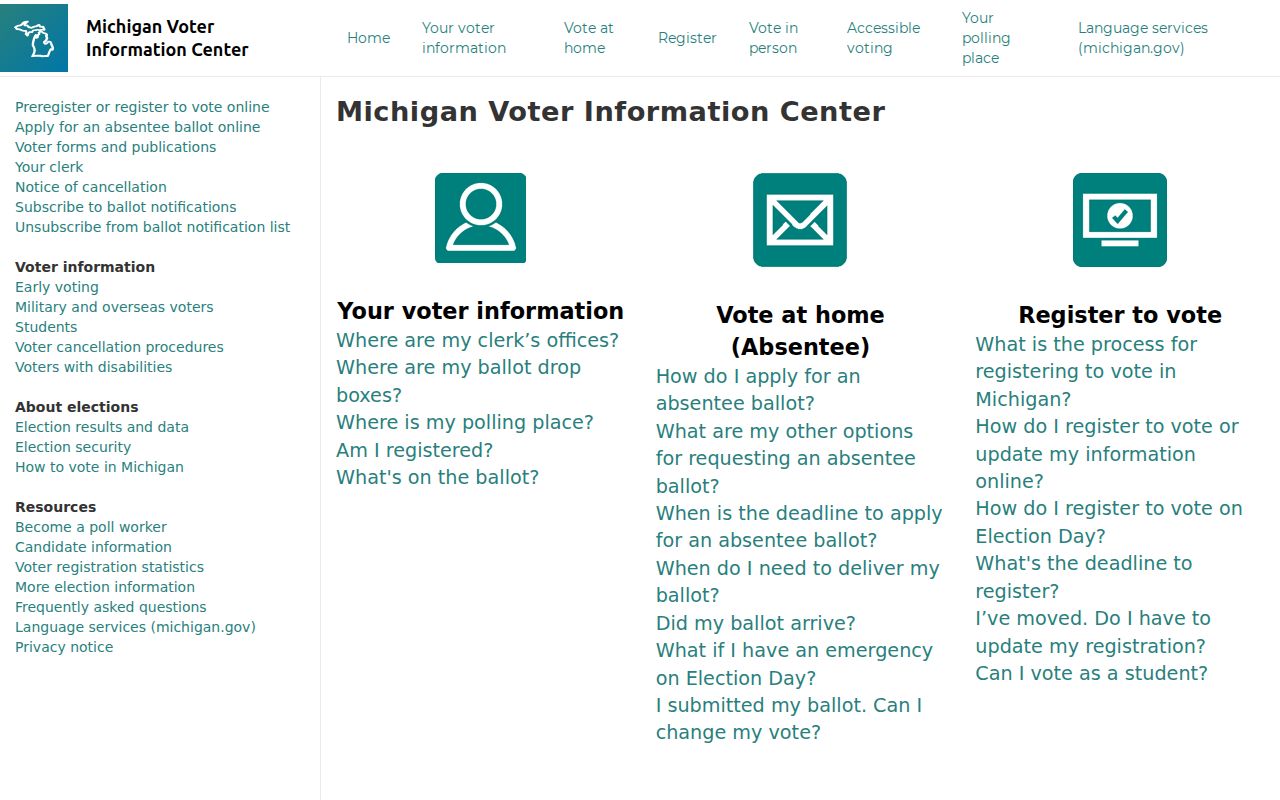 Flint residents directory Michigan voter information lookup