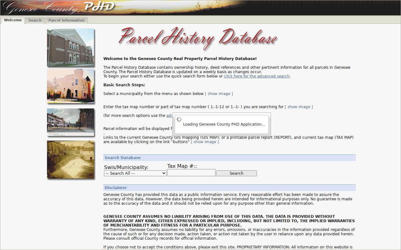 Flint neighbors Genesee parcel history map viewer
